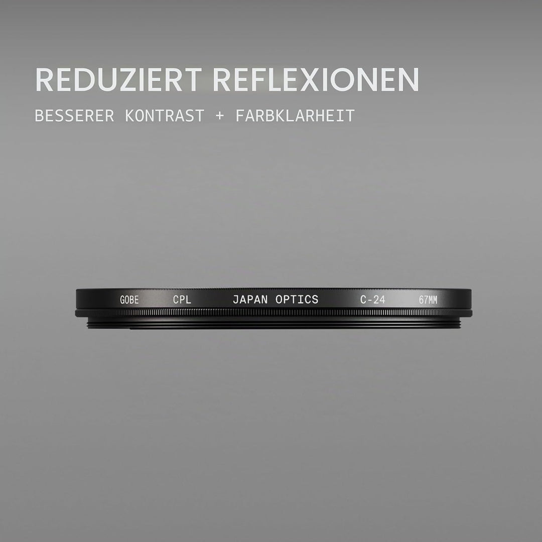 Gobe 49 mm Polfilter (Polarisationsfilter) CPL, 49 mm
