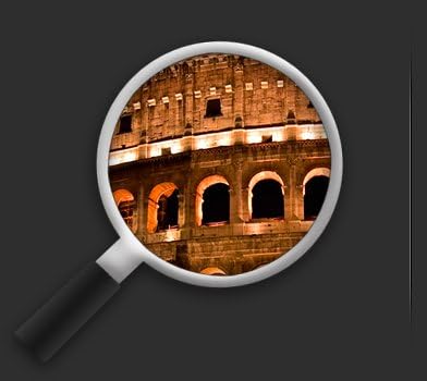 islandburner Bild Bilder auf Leinwand Colosseum Rom XXL Poster Leinwandbild Wandbild art up your lif