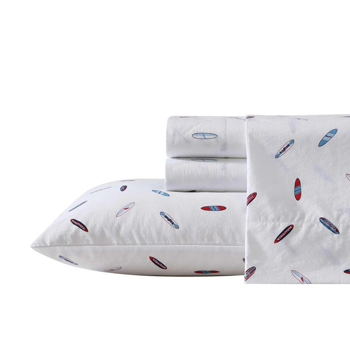 Nautica Bettwäsche-Set aus Baumwollperkal, knackig und kühl, leicht und atmungsaktiv (hohe Surf-Qual