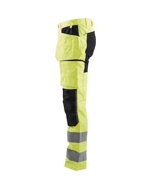 Blaklader 15521811 Hochsichtige Hose mit Stretch, gelb/ schwarz, grootte D132 D132 Yellow / Black, D