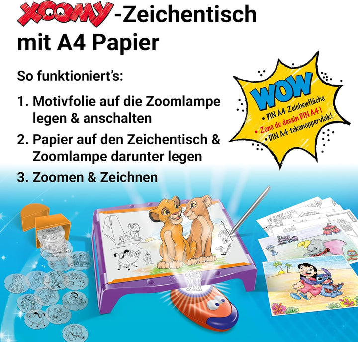 Xoomy Maxi Disney Classics und Prinzessinnen - Zeichnen Lernen, Kreatives Zeichnen und Malen für Kin