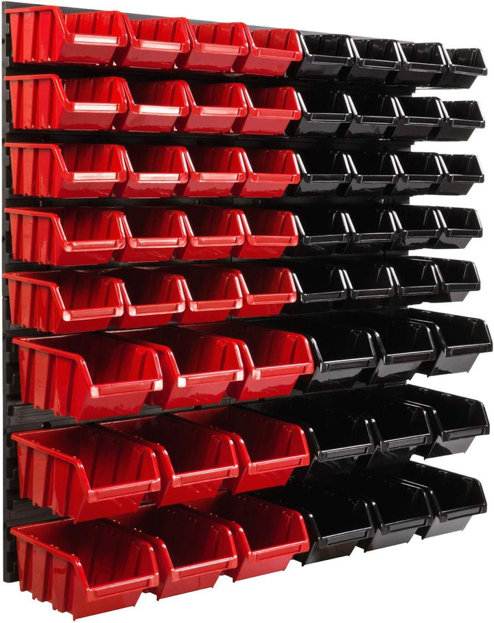 botle Lagersystem Wandregal 78 x 78 cm, Werkzeughalterungen, Stapelboxen Schüttenregal Sichtlagerkäs