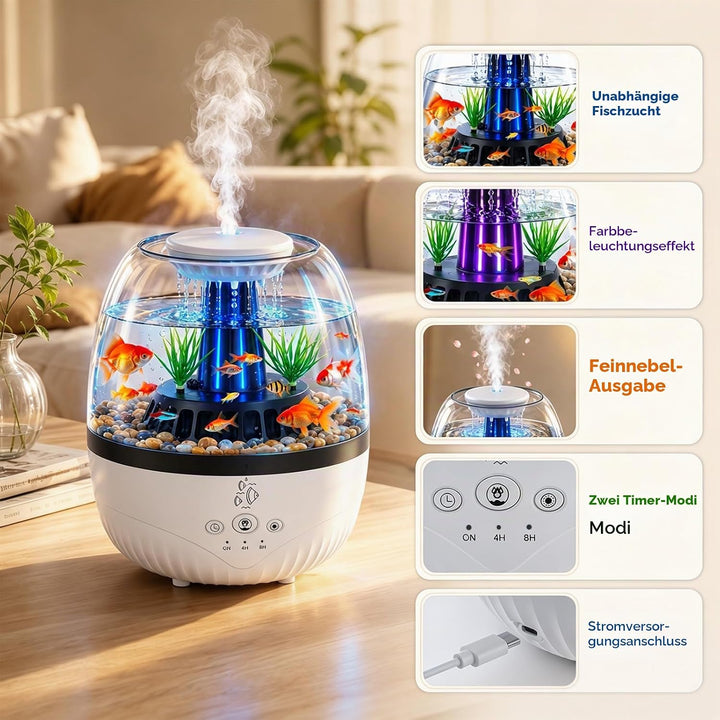 3 in 1 Aquarium Regentropfen Diffuser Luftbefeuchter