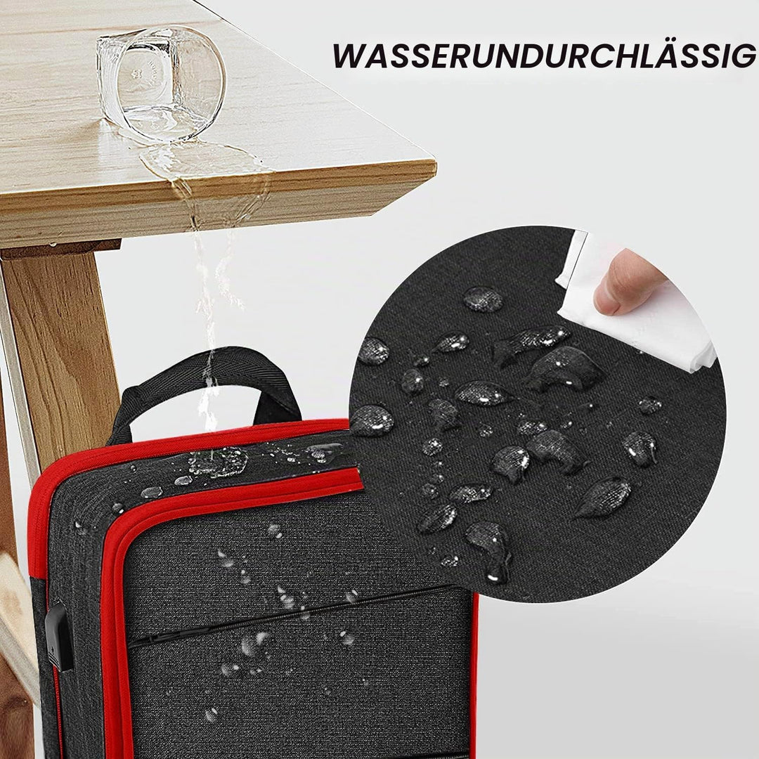 ZINZ 13 14 15 16 Zoll Schlank und Erweiterbar Laptop Rucksack Wasserdicht Notebook Tasche für Männer