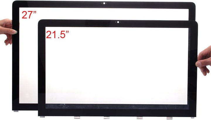 OLVINS Neu LCD Glas für Apple iMac 27'' A1312 Glas Front Screen Panel Bezel 2009 2010