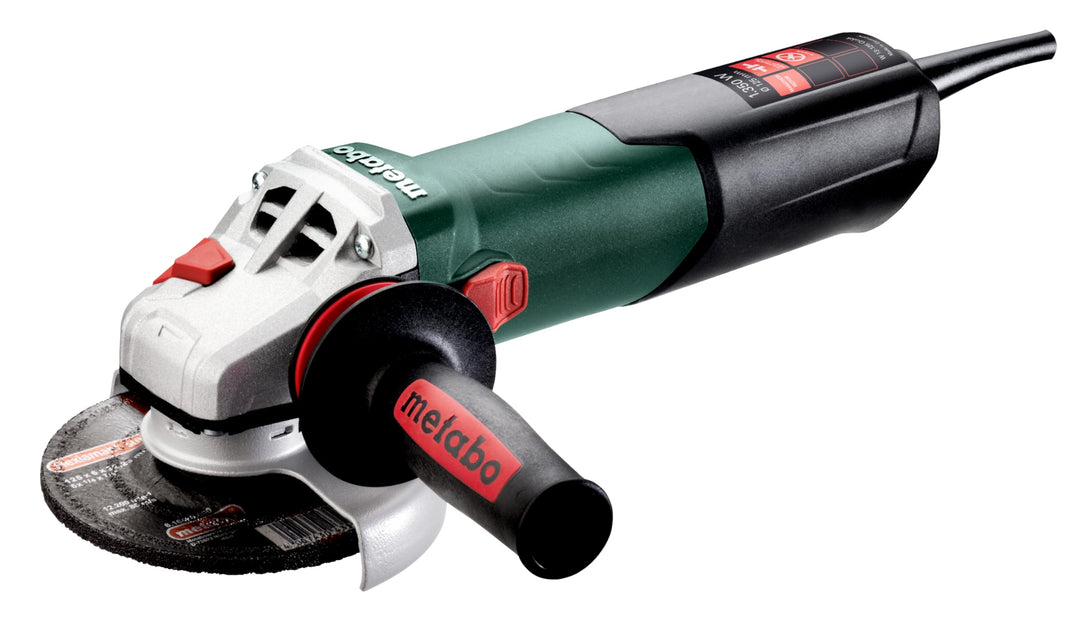 Metabo Winkelschleifer W 13-125 Quick (603627000) Karton, 1350 Watt, Scheiben-Ø: 125 mm, Leerlaufdre