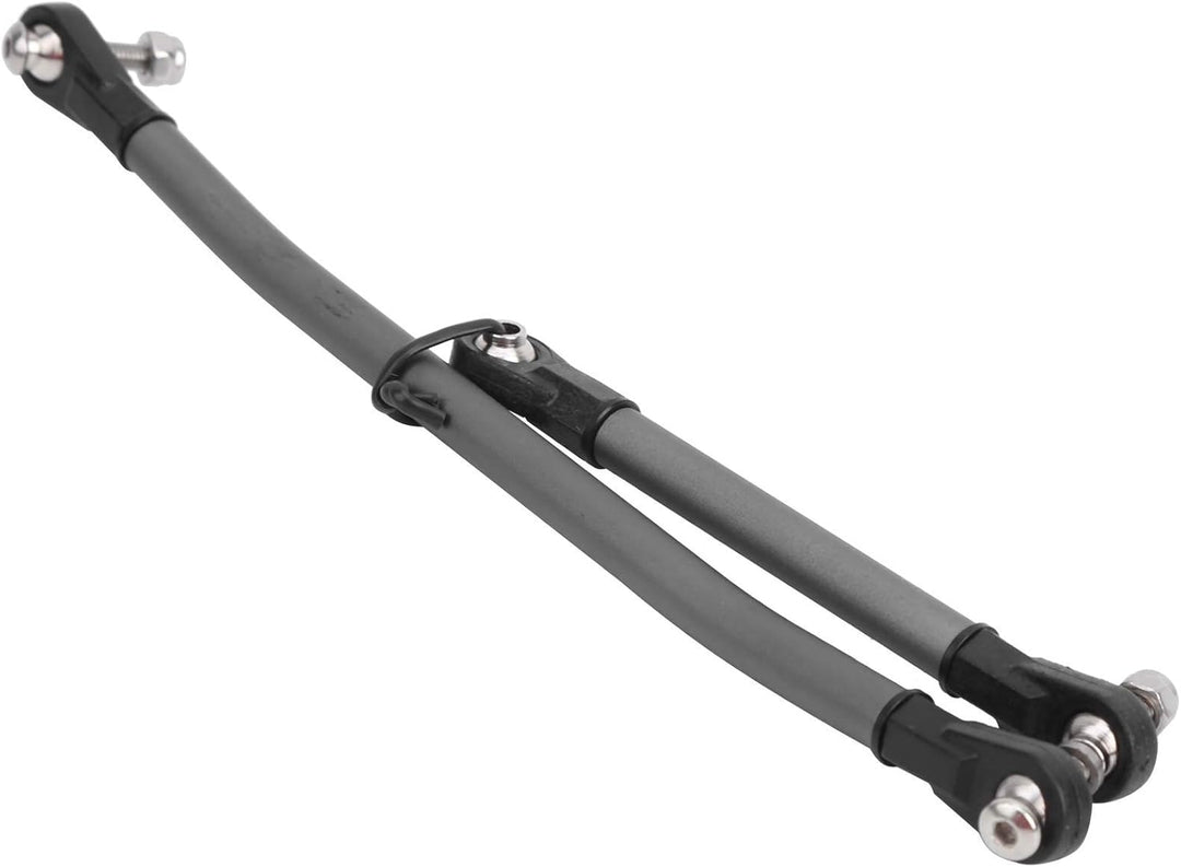 Alomejor RC Auto Achse Hintere Vordere Portalachse mit Lenklenker Getriebewelle Kompatibel mit Axial