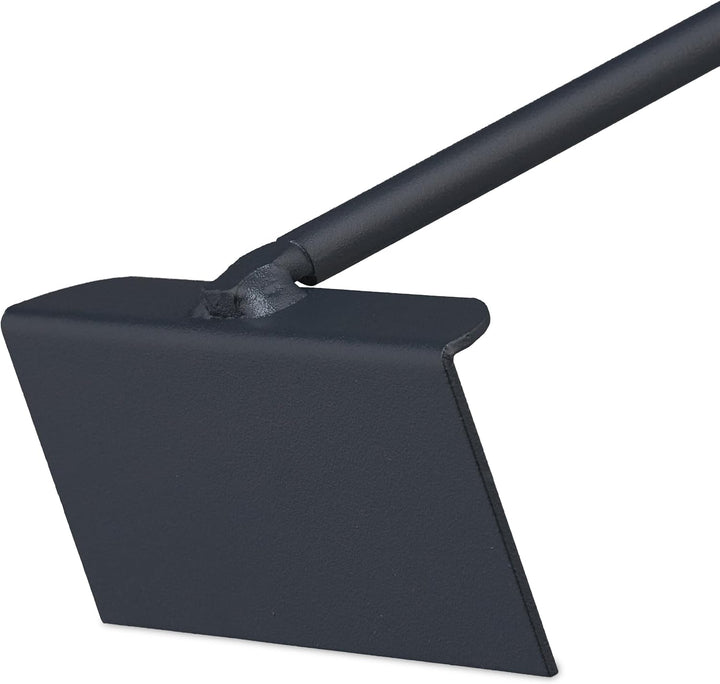 Relaxdays Aschekratzer, mit Holzgriff, Metall, 53 cm lang, für Grill, Feuerstelle & Ofen, Ascheschie