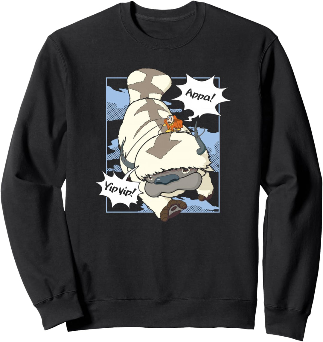 Avatar: The Last Airbender Appa Flight Yip Yip! Sweatshirt