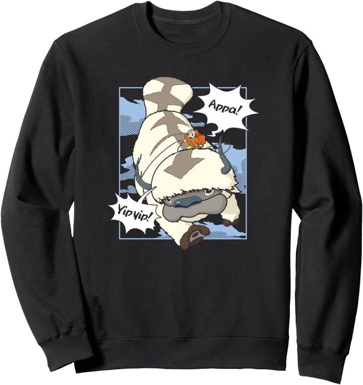 Avatar: The Last Airbender Appa Flight Yip Yip! Sweatshirt