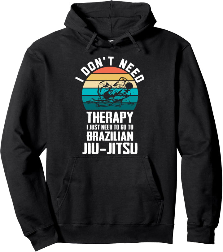 Ich muss nur nach brasilianischem Jiu-Jitsu Jiu-Jitsu gehen Pullover Hoodie