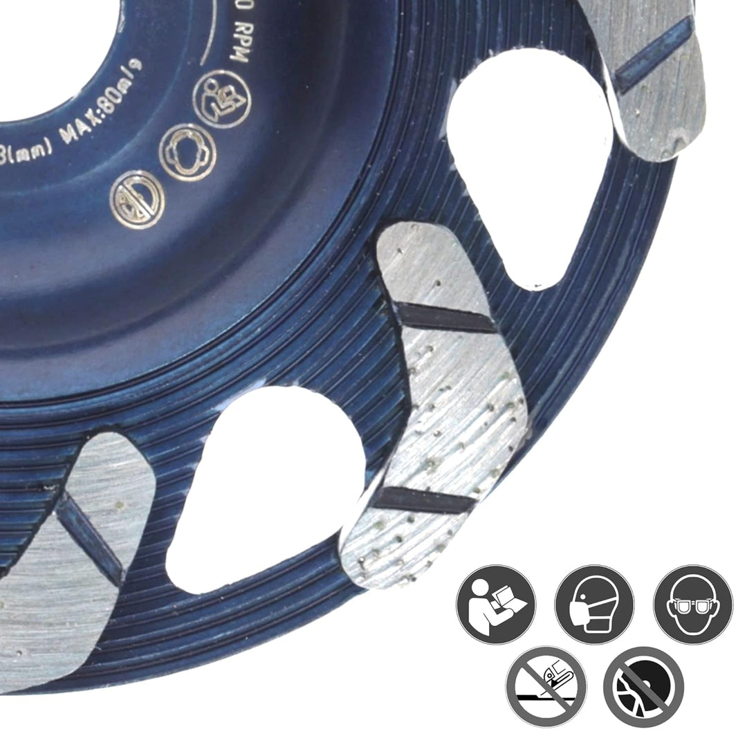 PRODIAMANT Diamant Schleifteller 125mm Beton Universal ST49 ProfiPlus Schleiftopf Made in Germany