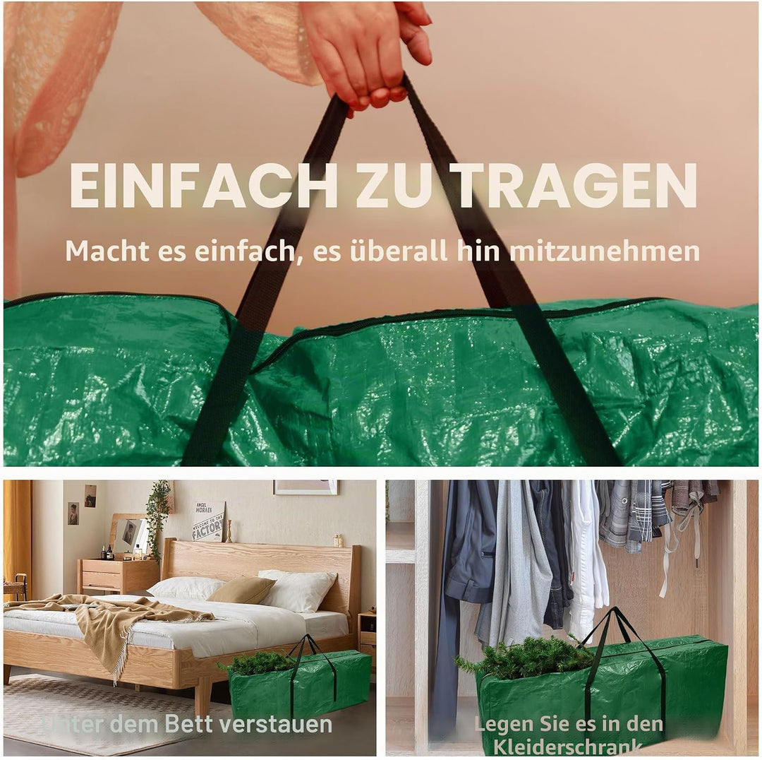 Weihnachtsbaum Aufbewahrungstasche - Rot Weihnachtsbaum Tasche Urlaub extra gross für bis zu 9Ft Bau