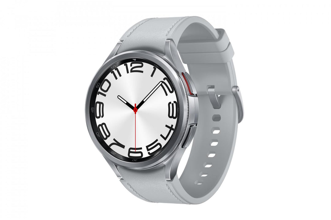 Samsung Smartwatch Galaxy Watch 6 Classic 47 mm LTE Silver SM-R965FZSAEUE Hochwertiges Produkt, Hoch