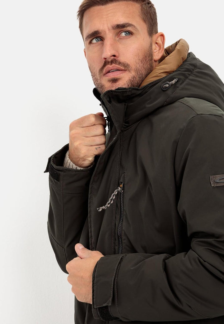 camel active Herren Jacke 48 Dark Khaki, 48 Dark Khaki