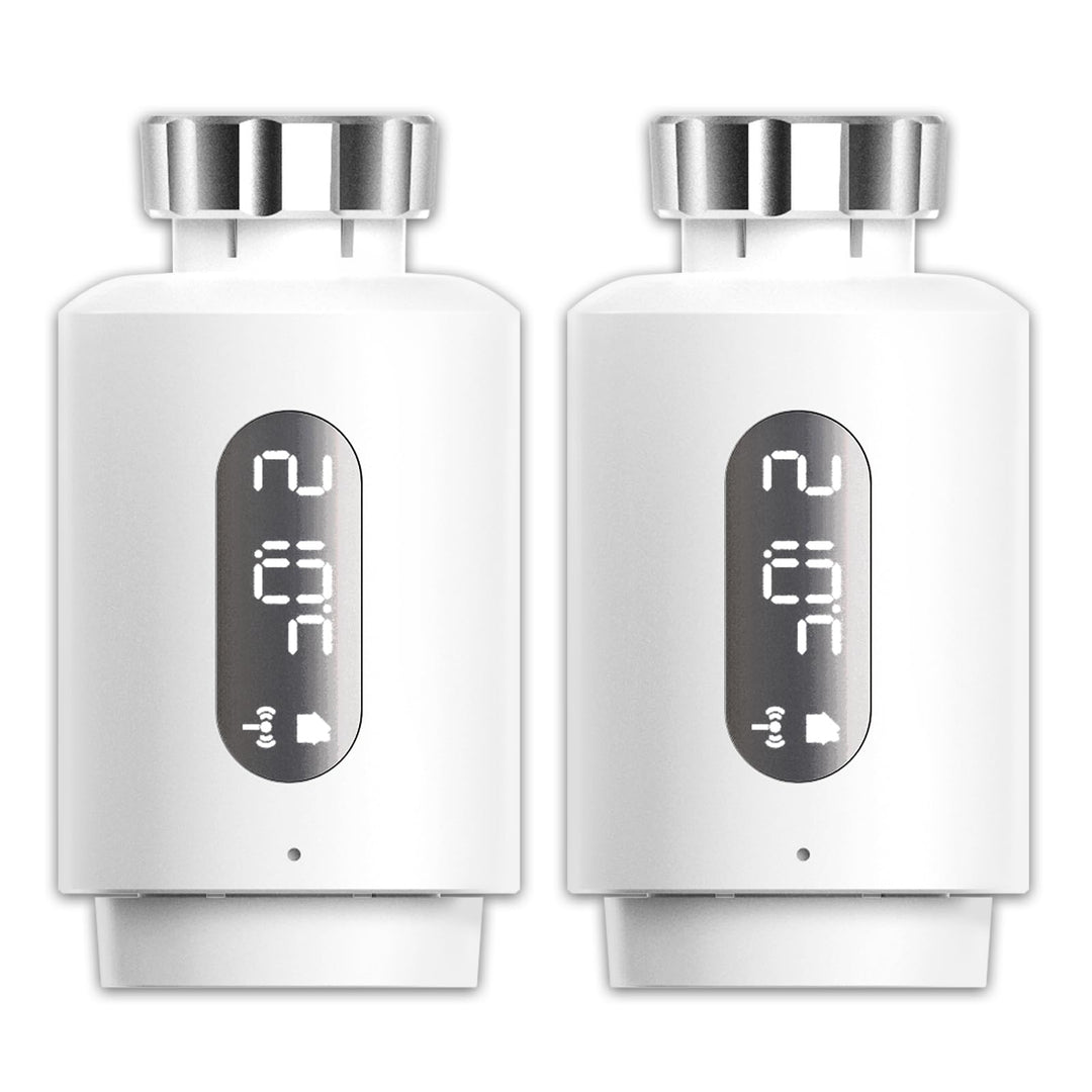Smart Heizkörperthermostat mit APP ANTELA Digitales Display zur Kontrolle der Heiztemperatur, Kompat