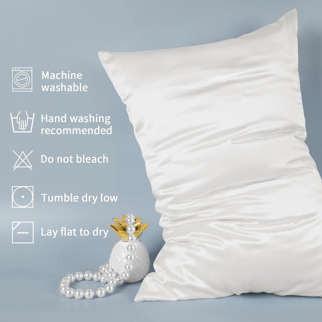 LULUSILK Kissenbezug für Haare und Haut, 100 % reine Seide, 16 Momme mit verdecktem Reissverschluss,