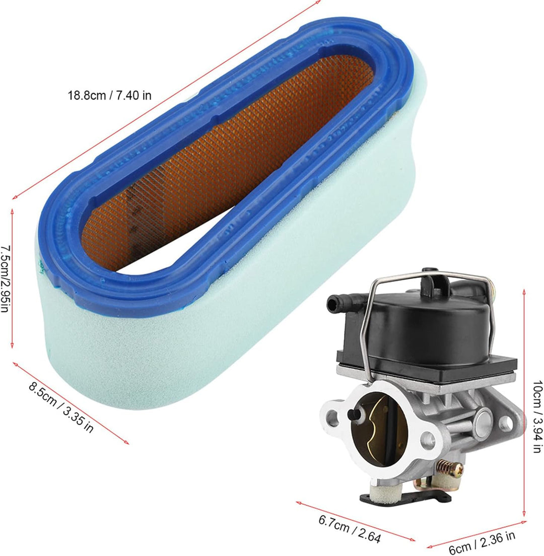 Luftkraftstofffilter Vergaser Vergaserkit für Tecumseh OHV125 OHV130 OHV135 OV358EA