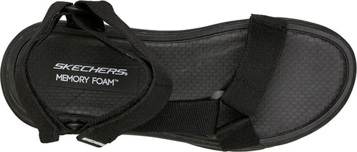 Skechers Herren D'lux Walker Schiebe-Sandalen 42 EU Schwarz, 42 EU Schwarz