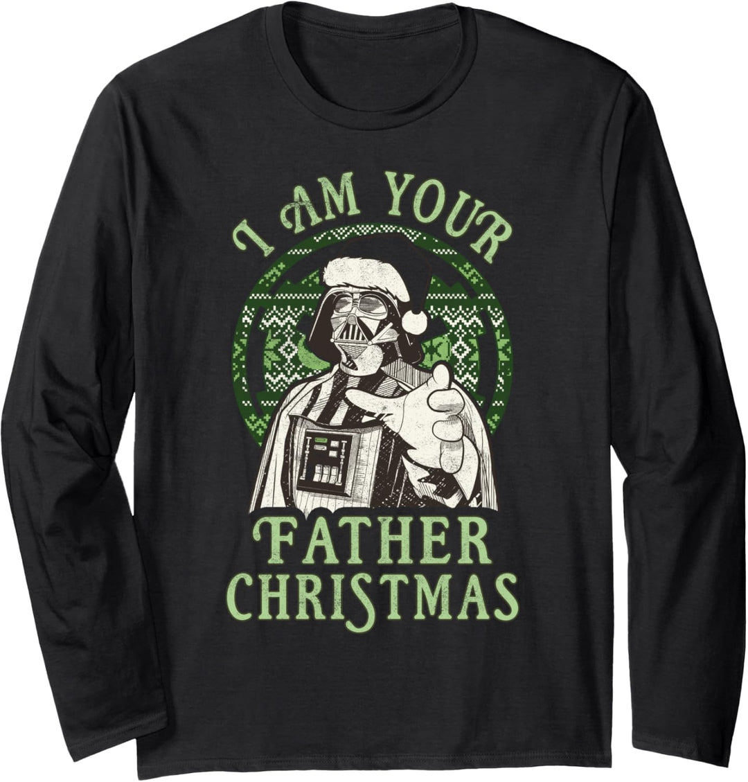 Star Wars Darth Vader I Am Your Father Christmas Langarmshirt