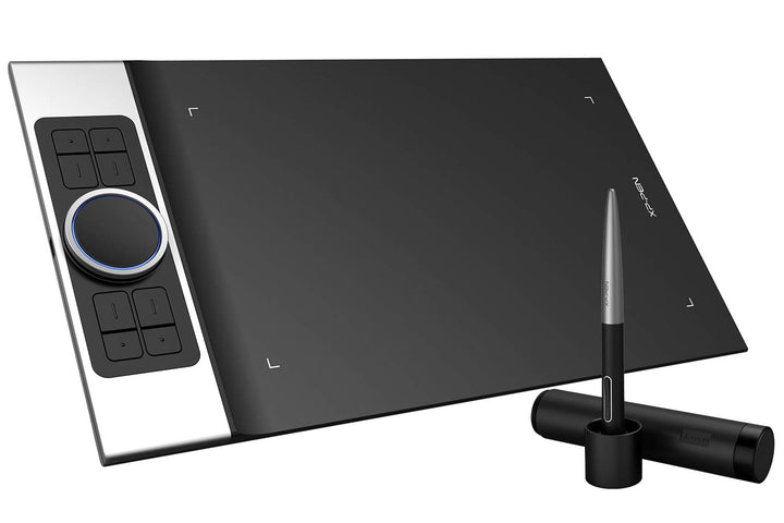 XP-PEN Deco Pro M Grafiktablett, 11''x6'' Zeichenpad zum Malen, 60° Tilt, zeichentablett mit Stift z