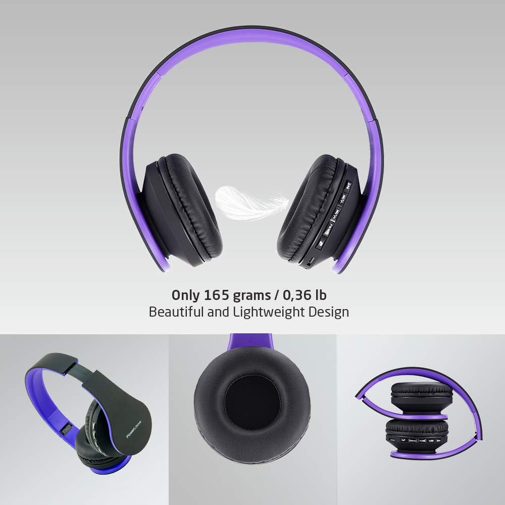 PowerLocus P1 Bluetooth Kopfhörer Kabellos, Wireless 5.0 Bluetooth Kopfhörer Over-Ear, Over Ear Kopf
