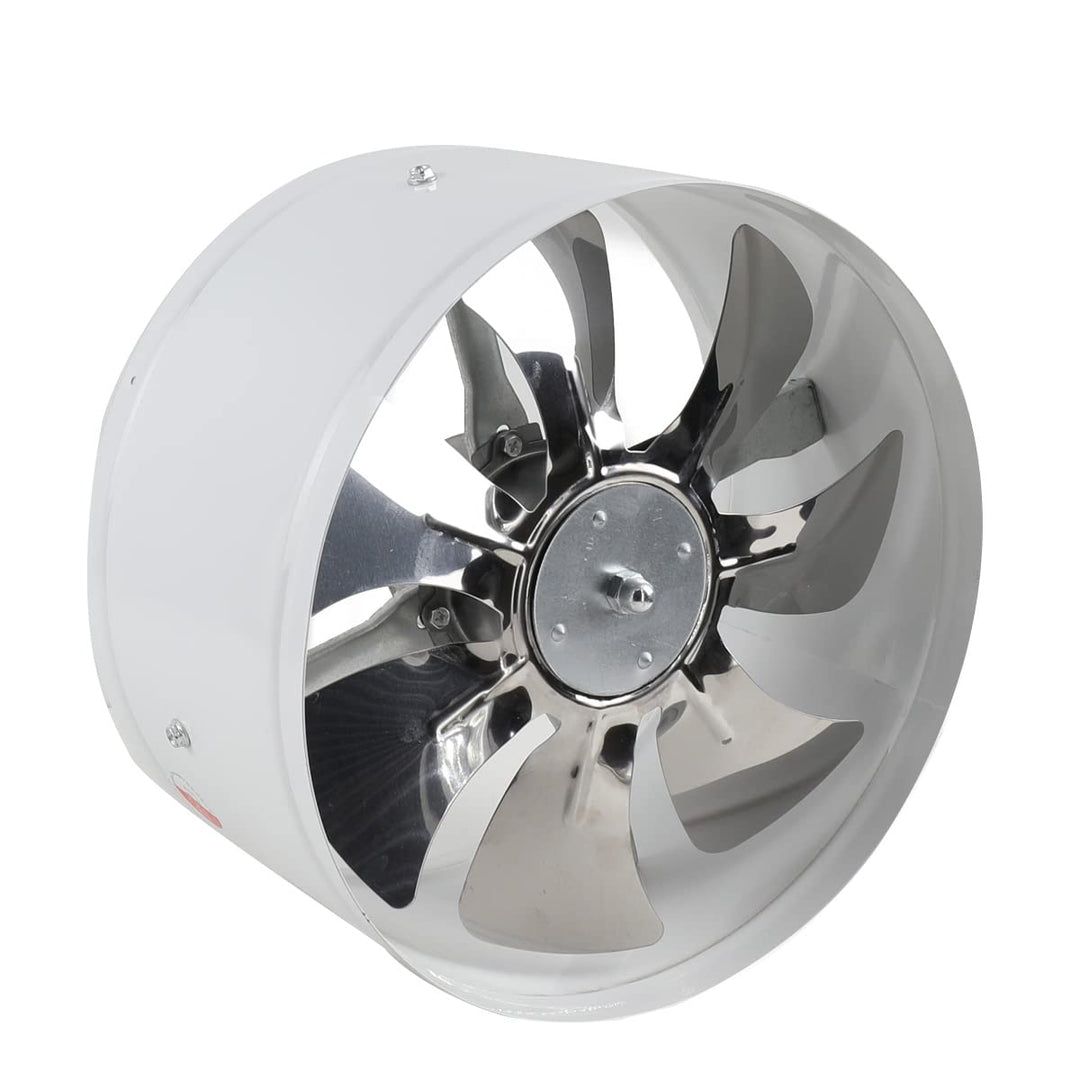 ECUTEE Rohrventilator 12" 300mm Abluftventilator Axiallüfter, Zuluft Abluft Lüfter Axialventilator I