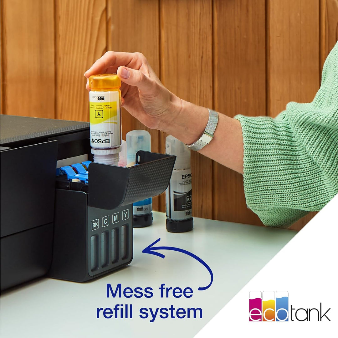 Epson EcoTank ET-2861 stampante multifunzione inkjet 3in1 A4, serbatoi ricaricabili alta capacit?, 4