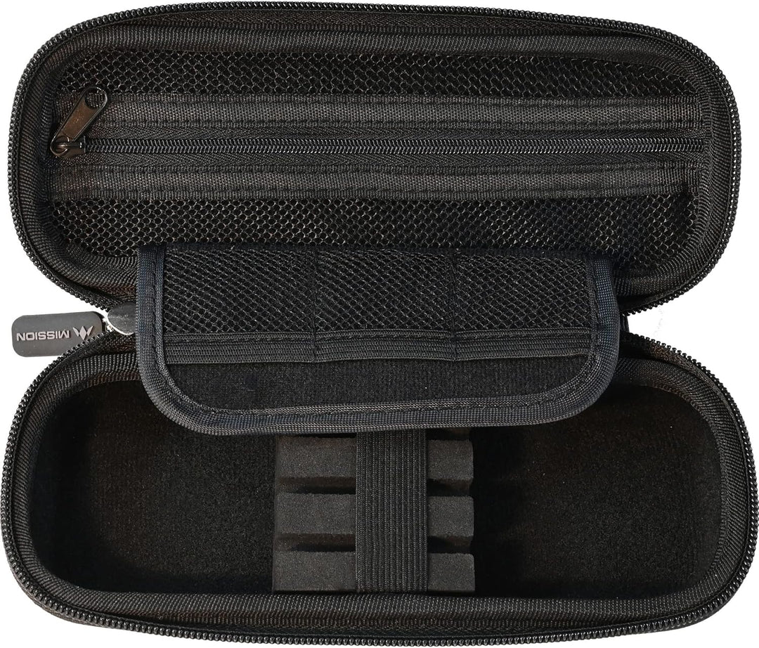 Mission Darts ABS-1 | Slimline Dartkoffer mit metallischem ABS Lila, Lila