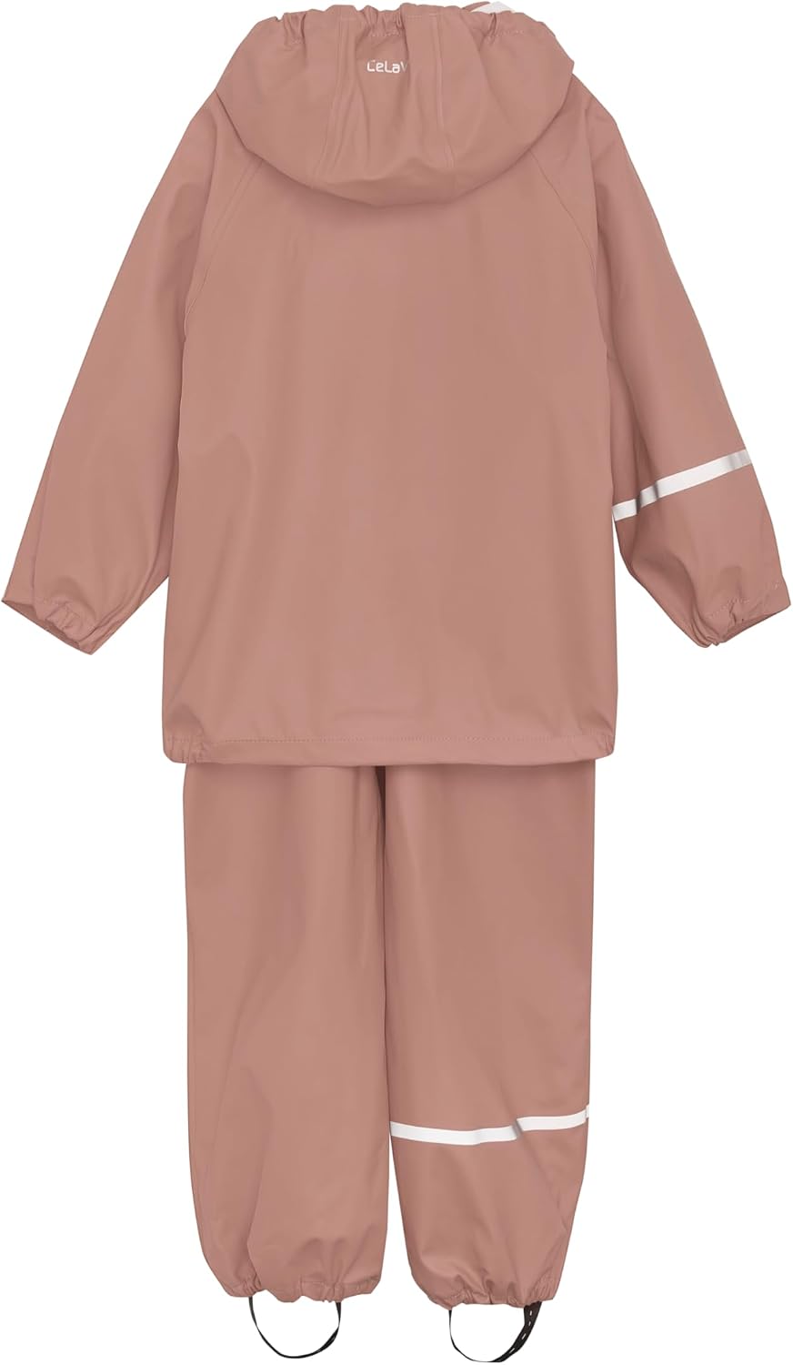 Celavi Unisex Basic Rainwear Set-Solid Pu Regenjacke, 100 Brown