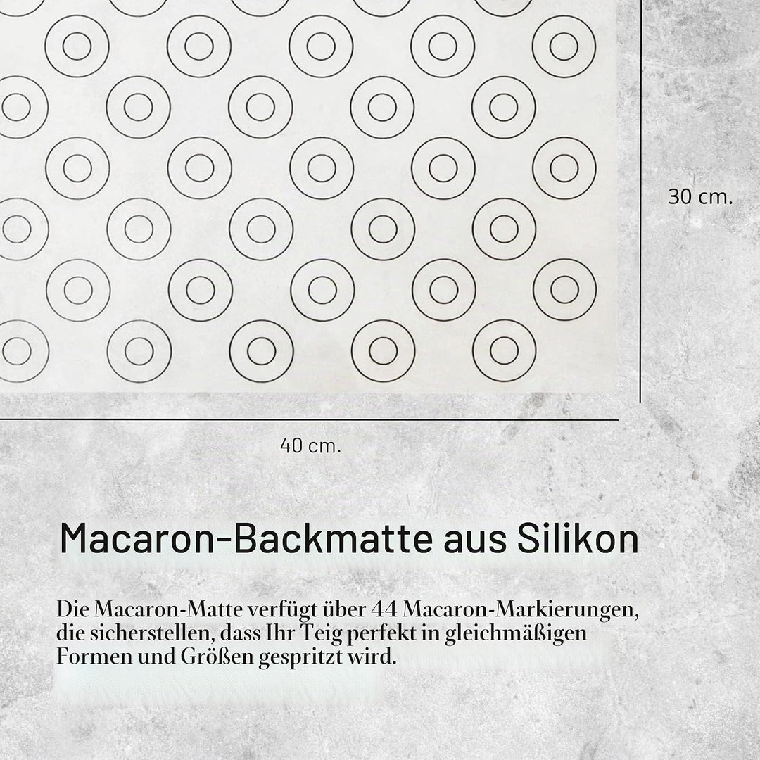 De Buyer 4935.4 Backmatte, Silikon, grau, 27.9 x 20.1 x 10.9 cm, 27.9 x 20.1 x 10.9 cm