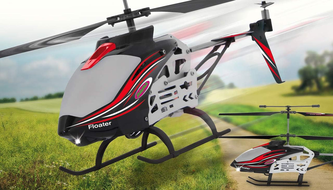 JAMARA 410145 - Floater Heli Altitude 2,4GHz 3,5 Kanal - automatische Höhenregulierung, Start- und L
