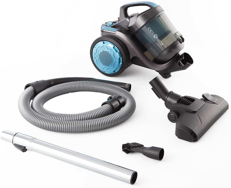 Orbegozo Zyklon-Staubsauger ohne Beutel AP 8030, HEPA-Filter, Behälter von 2 Liter, elektronische ei