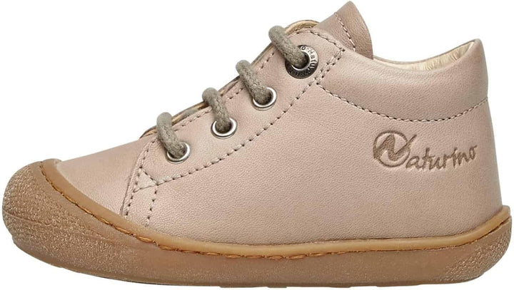 Naturino Cocoon-Lauflernschuh aus Nappaleder-Blau 19 EU Taubengrau Beige, 19 EU Taubengrau Beige