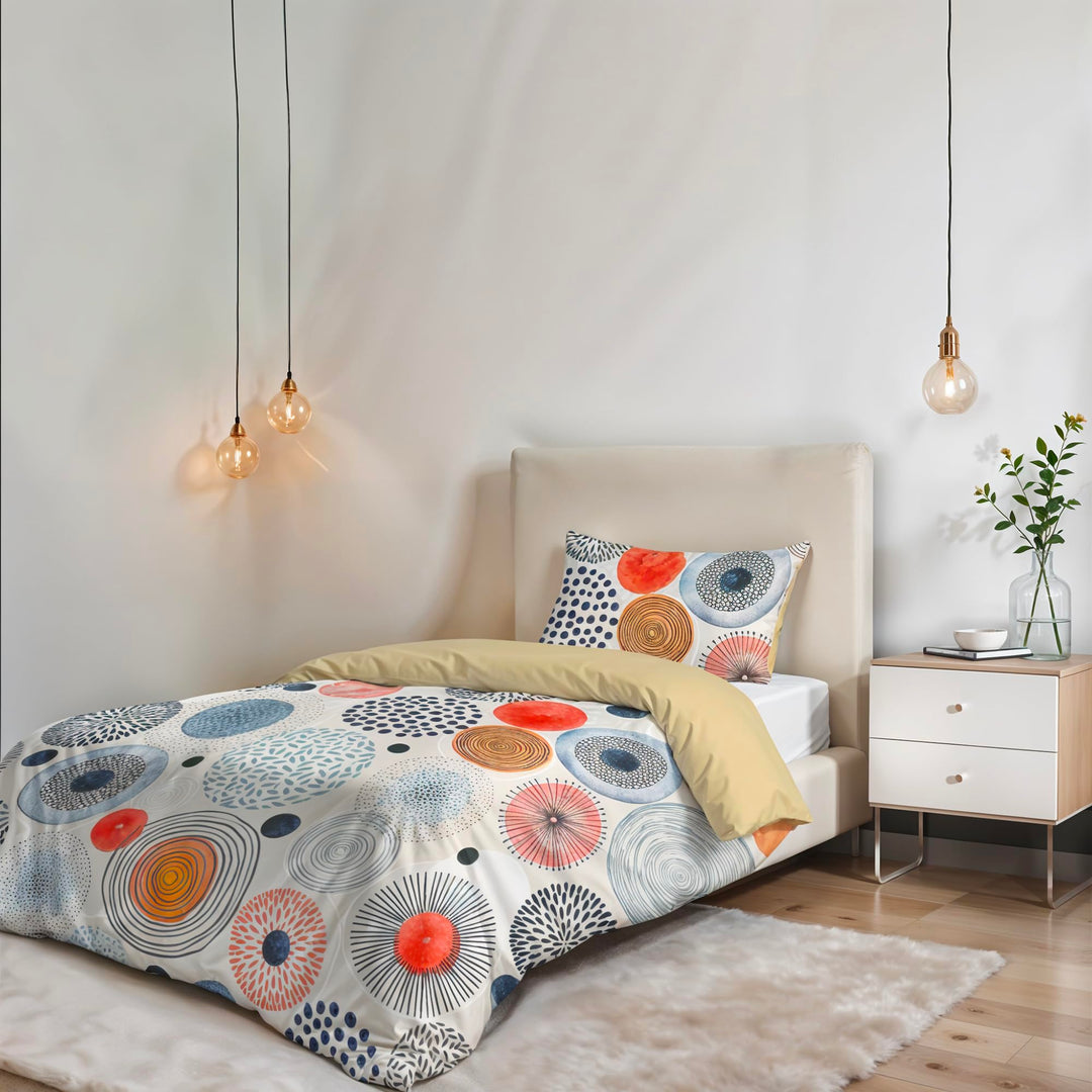 Italian Bed Linen Fantasy Bettbezug, Einzelne Einzelne Acquerello, Einzelne Acquerello