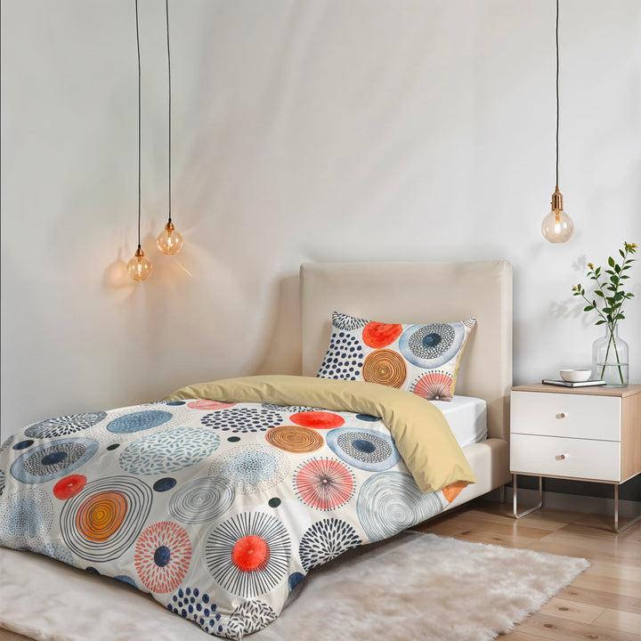 Italian Bed Linen Fantasy Bettbezug, Einzelne Einzelne Acquerello, Einzelne Acquerello