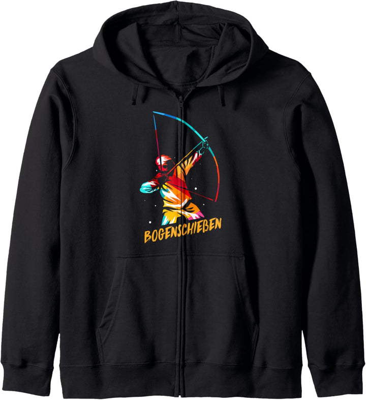 Bogenschiessen Bogensport Langbogen Kapuzenjacke