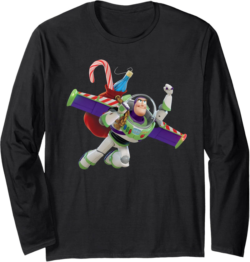 Disney PIXAR Toy Story Buzz Lightyear Holiday Flight Langarmshirt