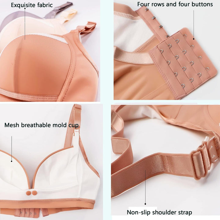 Still-BH für Schwangerschaft und Stillzeit, Schwangerschafts-BHs, stossarm, Sport-/Schlaf-Bralette m