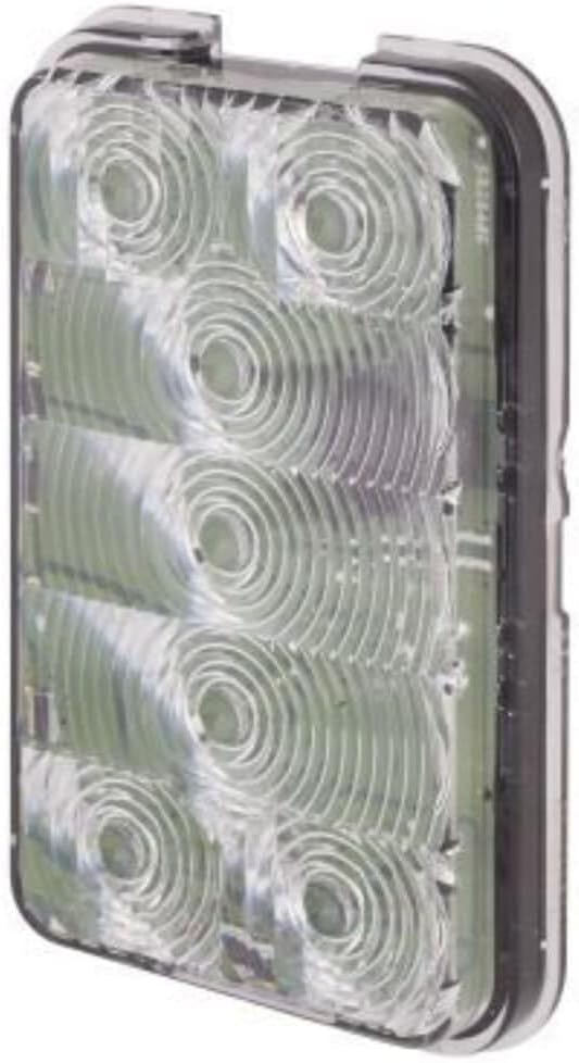 HELLA - Heckleuchte "Krone" - Hybrid - 24V - Anbau/geschraubt - Lichtscheibenfarbe: glasklar - Steck