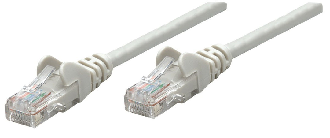 Intellinet 737227 Netzwerkkabel Cat5e UTP Kupfer RJ-45 Stecker auf RJ-45 Stecker 15m grau 15 m Cat 5