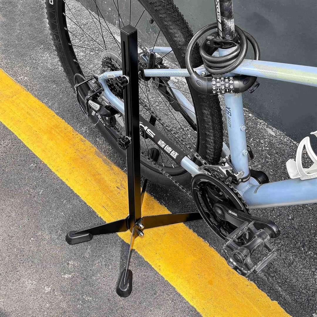 Mimoke Verstellbarer Fahrradständer mit Gummihaken Robust &amp; Kratzfest für Wartung &amp; Parken - Tragkra