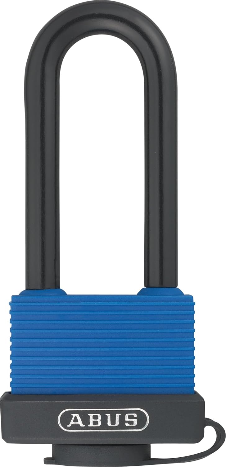 ABUS Messing-Vorhängeschloss Aqua Safe 70IB/45HB63 mit hohem Bügel - wetterfest - Edelstahlbügel für