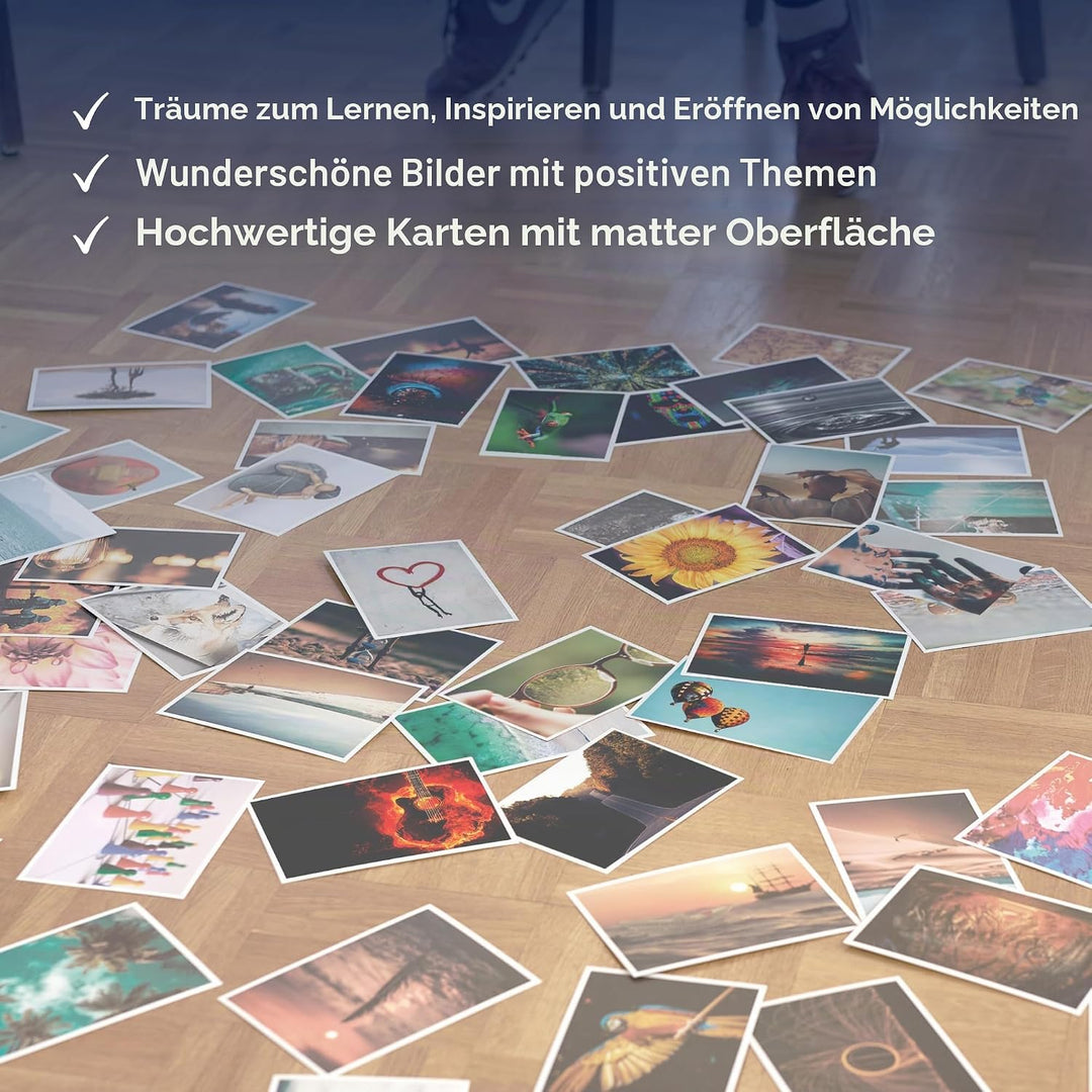 metaFox - 52 Coaching Picture Cards ORIGINAL - Conversation Starter Cards and Facilitation Tools for