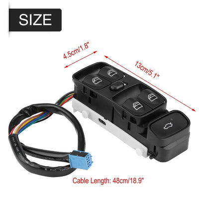 Autofensterschalter A2098203410,KIMISS kunststoff schalter für elektrische fensterheber für W209 CLK