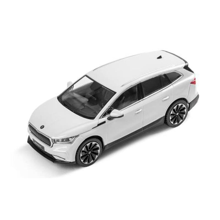 Skoda 5LA099300S9R Modellauto ENYAQ iV Miniatur, Massstab 1:43, weiss