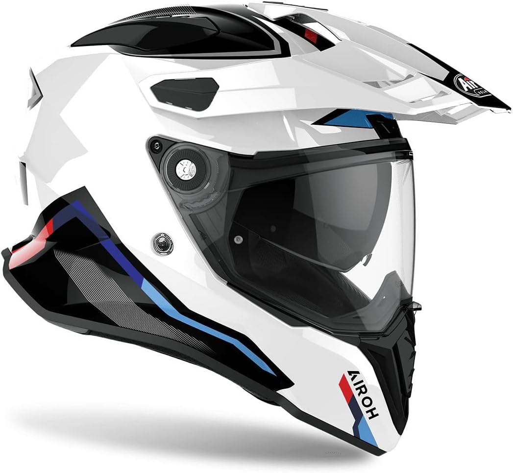 Airoh Commander Factor Motocross Helm (White,XL (61/62))