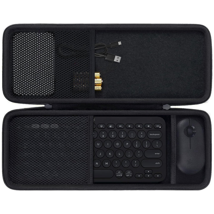 co2CREA Hart case Tasche für Logitech K380 /Pebble Keys 2 K380s Kabellose Bluetooth-Tastatur Pebble