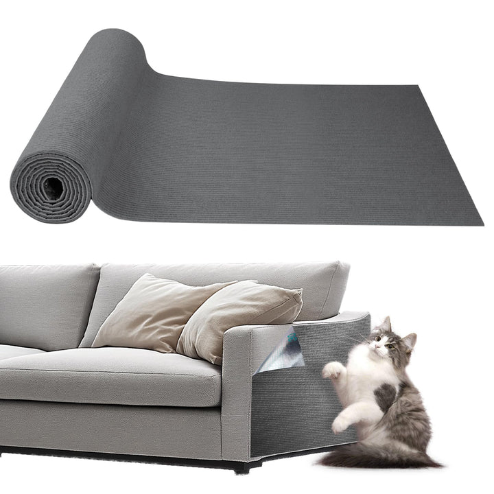 Storystore Selbstklebend Kratzmatte Katze, 40cm x 200cm Katzen Kratzmatte Kratzschutz Sofa Katze, DI