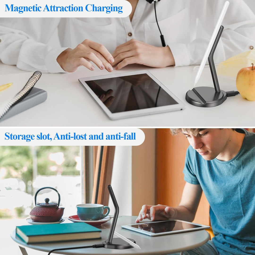 ACANDYA Magnetischer Ladeständer Kompatibel mit Apple Pencil Pro Magnetischer Schnellladeständer Hal